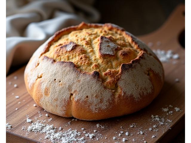 먹음직스러운 사워도우 빵