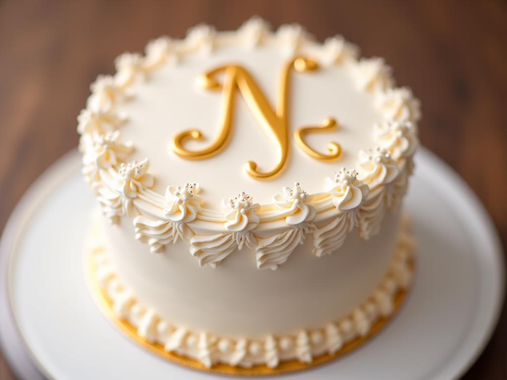 화려하고 섬세하게 장식된 맞춤 주문 케이크